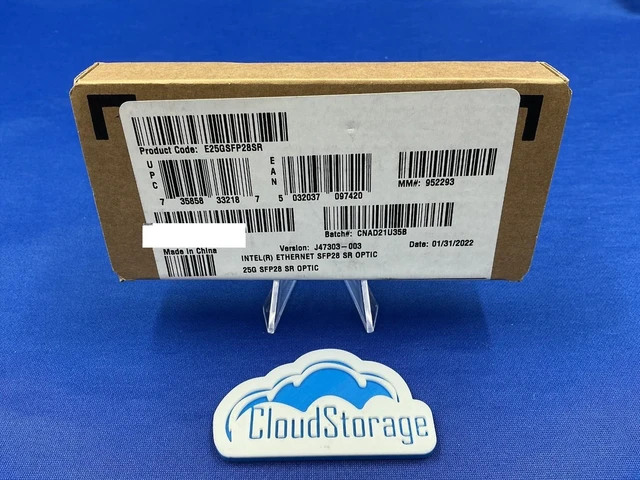 Alt view image 4 of 7 - E25GSFP28SR Intel Ethernet SFP28 Optics