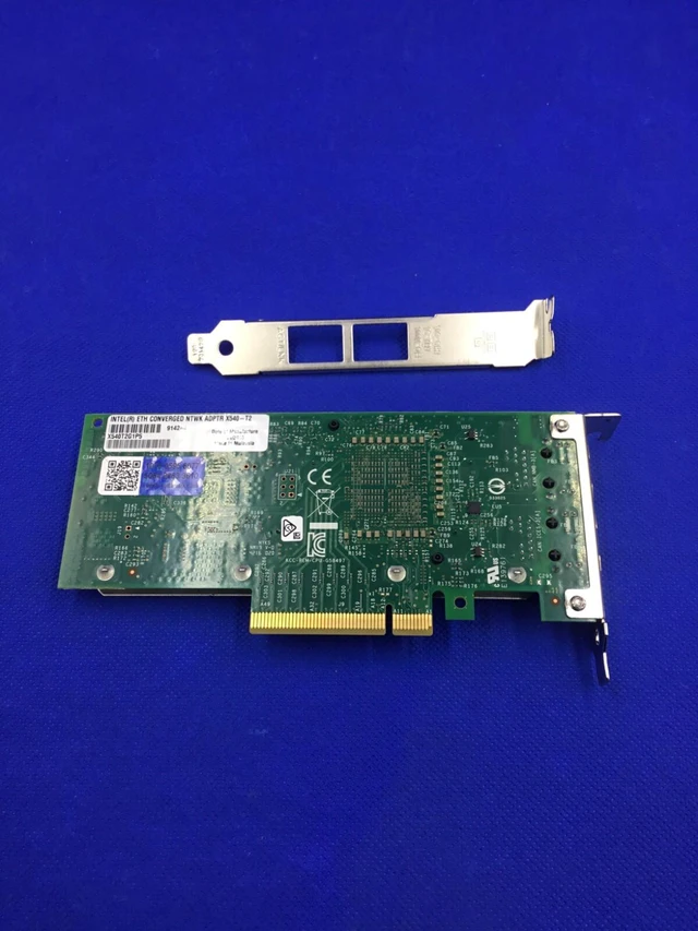 Alt view image 3 of 4 - X540T2BLK ORIGINAL INTEL 10Gb X540-T2 DUAL PORT NIC NETWORK ADAPTER X540T2BLK