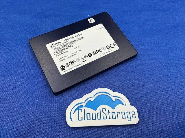 Alt view image 4 of 7 - MTFDDAK1T9TDD Micron 5200 PRO 1.92TB SATA 6Gb/s 2.5" Internal SSD