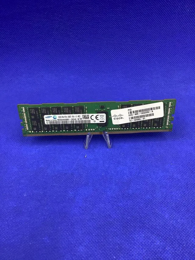 Alt view image 2 of 2 - (NOT FOR HOME PC!) SAMSUNG 32GB PC4-19200 DDR4-2400MHz REG ECC Memory M393A4K40BB1-CRC