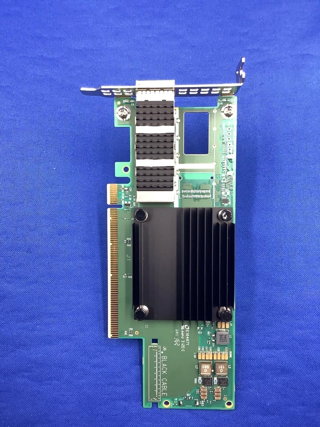 Alt view image 2 of 6 - NVIDIA MCX653105A-ECAT ConnectX-6 VPI Adapter Card HDR100/EDR/100GbE