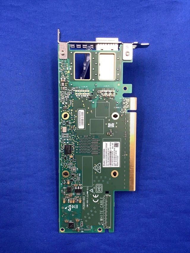 Alt view image 3 of 6 - NVIDIA MCX653105A-ECAT ConnectX-6 VPI Adapter Card HDR100/EDR/100GbE