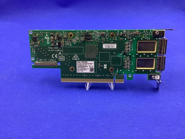 Alt view image 2 of 3 - MCX653106A-ECAT MELLANOX ConnectX-6 VPI Dual-port Adapter Card HDR100/EDR/100GbE