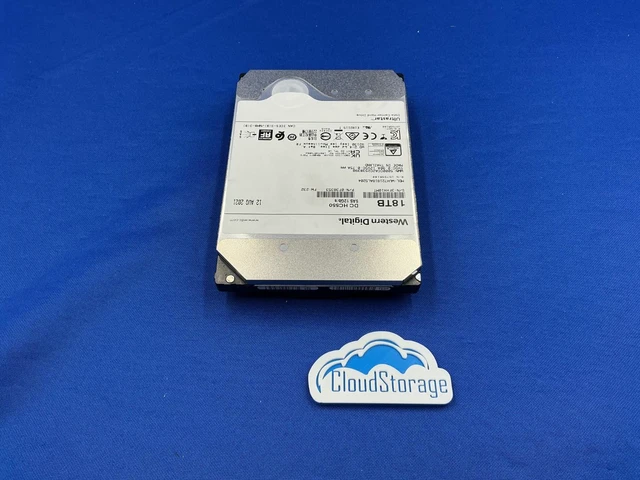 Alt view image 3 of 4 - (NOT FOR HOME PC!) WD Ultrastar DC HC550 18TB 7.2K SAS 12Gbs 512MB 3.5" HDD WUH721818AL5204 0F38353