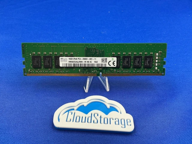 Alt view image 3 of 6 - HMA82GU6JJR8N-VK HYNIX 16GB (1X16GB) 2RX8 PC4-2666V UDIMM Desktop MEMORY
