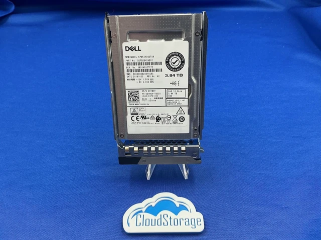 Alt view image 2 of 4 - (NOT FOR HOME PC!) KPM5XVUG3T84 Dell 3.84TB 12Gbps SAS Mixed Use 2.5'' 512e SSD 91W3V 091W3V