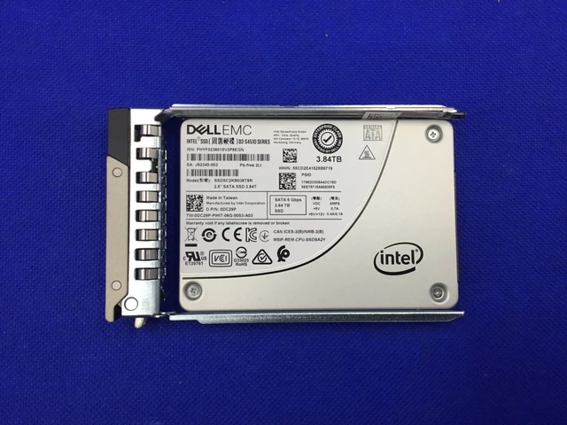 Alt view image 2 of 3 - DC29P DELL INTEL 3.84TB D3-S4510 6Gb/s SATA 2.5'' SSD 0DC29P SSDSC2KB038T8R