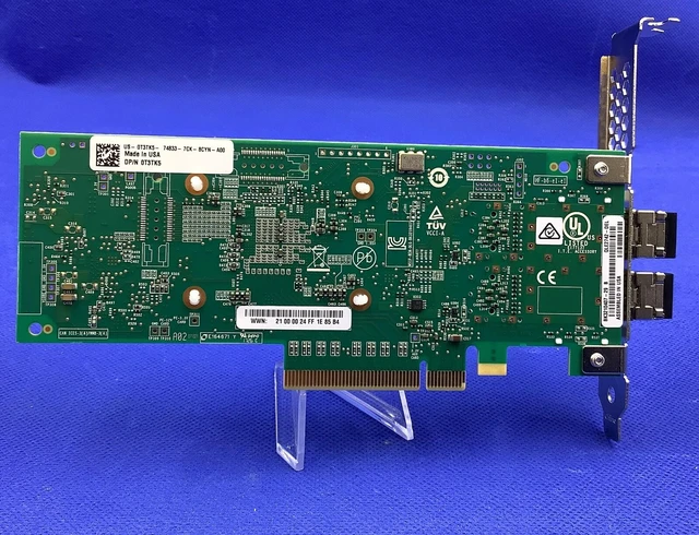 Alt view image 4 of 4 - QLOGIC/DELL QLE2742 32GB FC 2P PCIE HBA ADAPTER QLE2742-DELL 0T3TK5 05H4YH