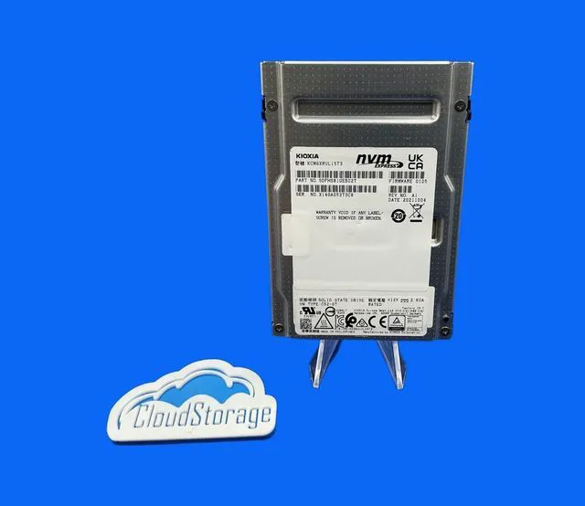 Main image of KCM6XRUL15T3 KIOXIA CM6-R 15.36TB NVMe PCIe 4.0 x4 U.3 2.5in SSD SDFHS81GEB02T