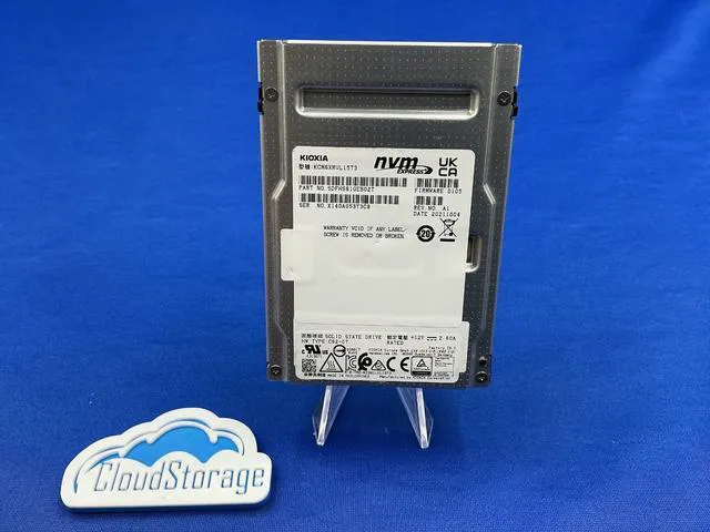 Alt view image 7 of 7 - KCM6XRUL15T3 KIOXIA CM6-R 15.36TB NVMe PCIe 4.0 x4 U.3 2.5in SSD SDFHS81GEB02T