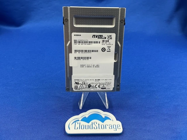 Main image of KIOXIA CD8P-R Series 15.36TB PCIe5.0 x4 NVMe 2.5'' Internal SSD KCD8XPUG15T3