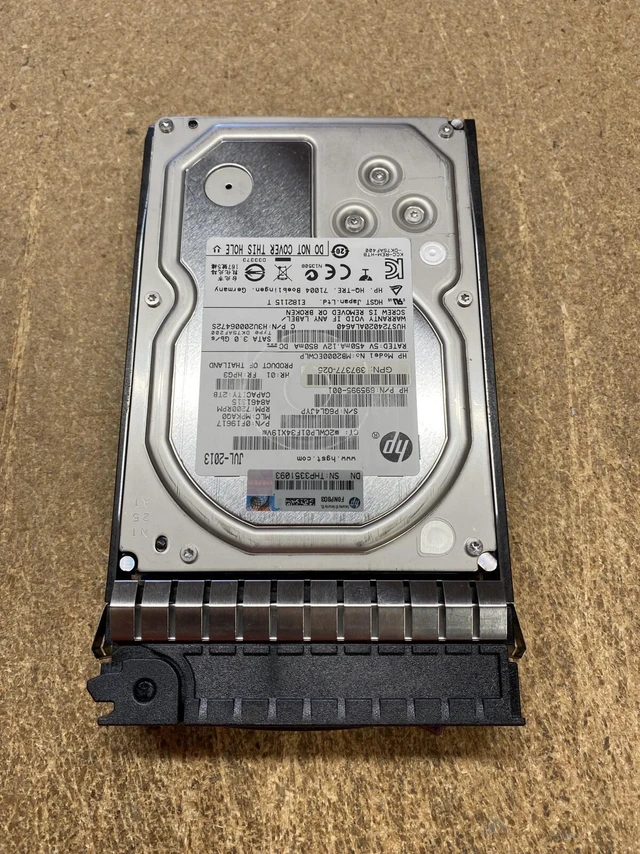 Main image of 507632-B21/508040-001-HP 2TB 7.2K 3G MDL LFF SATA HDD