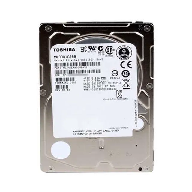 Main image of (NOT FOR HOME PC!) **ZERO HOURS**-MK3001GRRB Toshiba 300GB 15K RPM 6Gb/s 2.5" SAS HDD Hard Drive