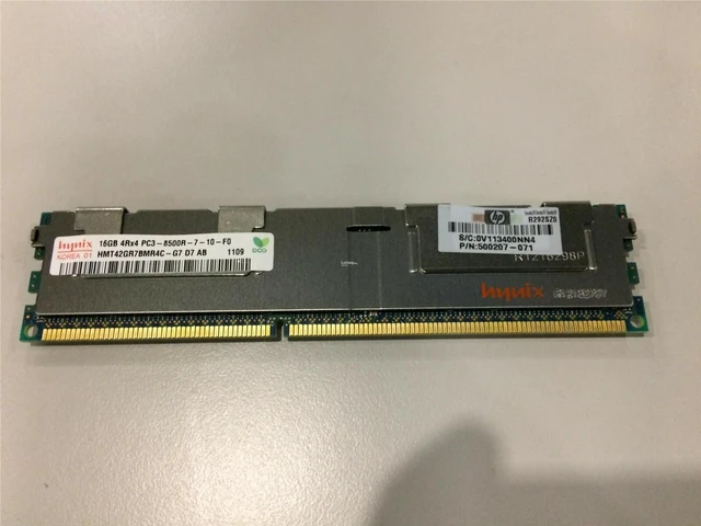 Main image of 500666-B21/500207-071/501538-001/500666-S21-HP 16GB (1X16GB) PC3-8500R MEM KIT