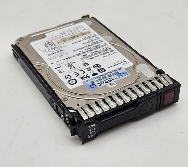 Main image of (NOT FOR HOME PC!) HP 2TB 7200RPM SAS 12Gbps (512e) 2.5" Hard Drive w/Caddy 765873-001