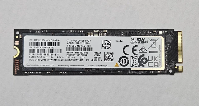 Main image of Samsung MZ-VL22560 256GB TLC PCIe 3.0 x4 NVMe M.2 2280 SSD MZVL2256HCHQ
