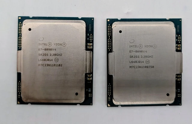 Main image of LOT OF 2 Intel Xeon E7-8890V4 2.20GHZ 60M 24-Core LGA2011-1 CPU Processor SR2SS