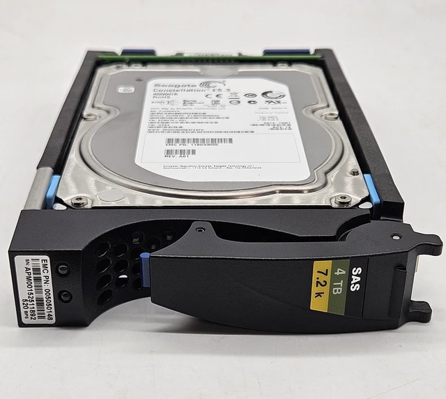 Alt view image 3 of 5 - (NOT FOR HOME PC!) EMC Seagate 4TB 7200RPM SAS 6Gbps 128MB Cache (512n) 3.5" Hard Drive 005050148
