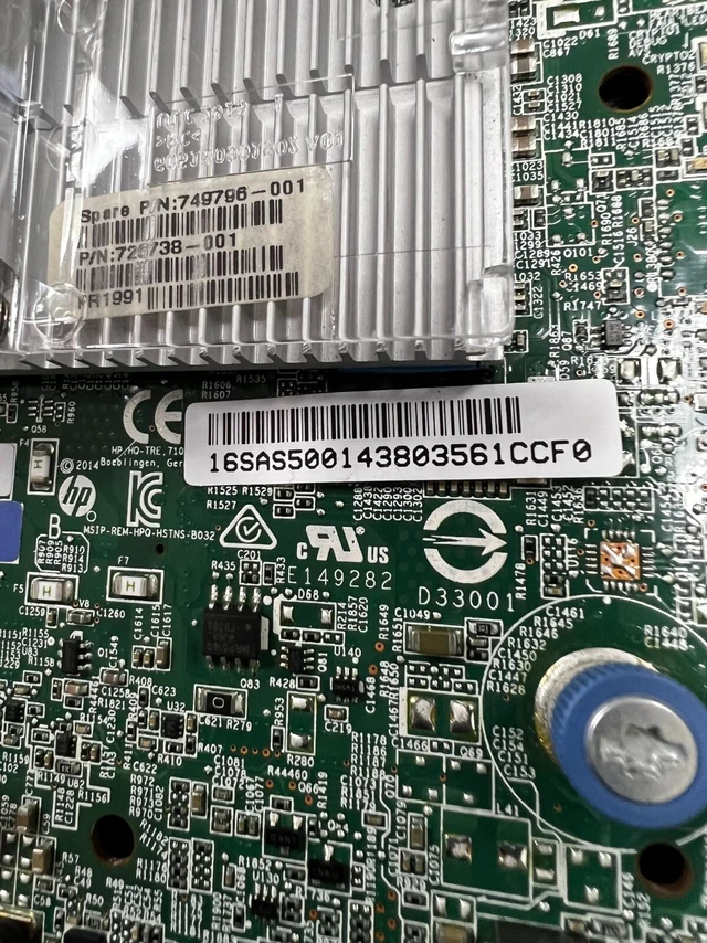 Alt view image 3 of 5 - HP 749796-001 Smart Array P440 2G Controller Module 726736-B21