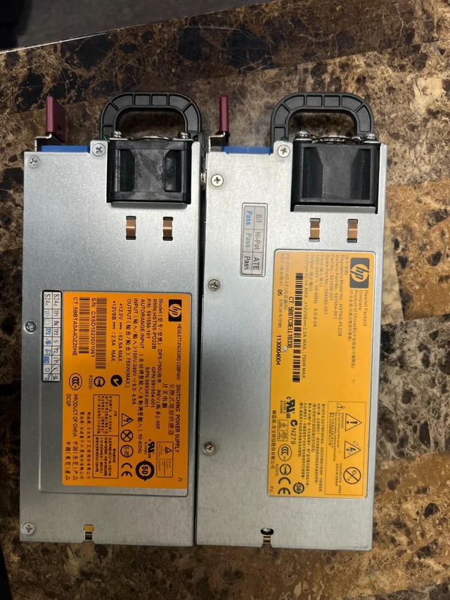 Alt view image 2 of 5 - HP 750W Power Supply DPS-750UB B HSTNS-PD22B 599383-001 591556-101 5915554-001