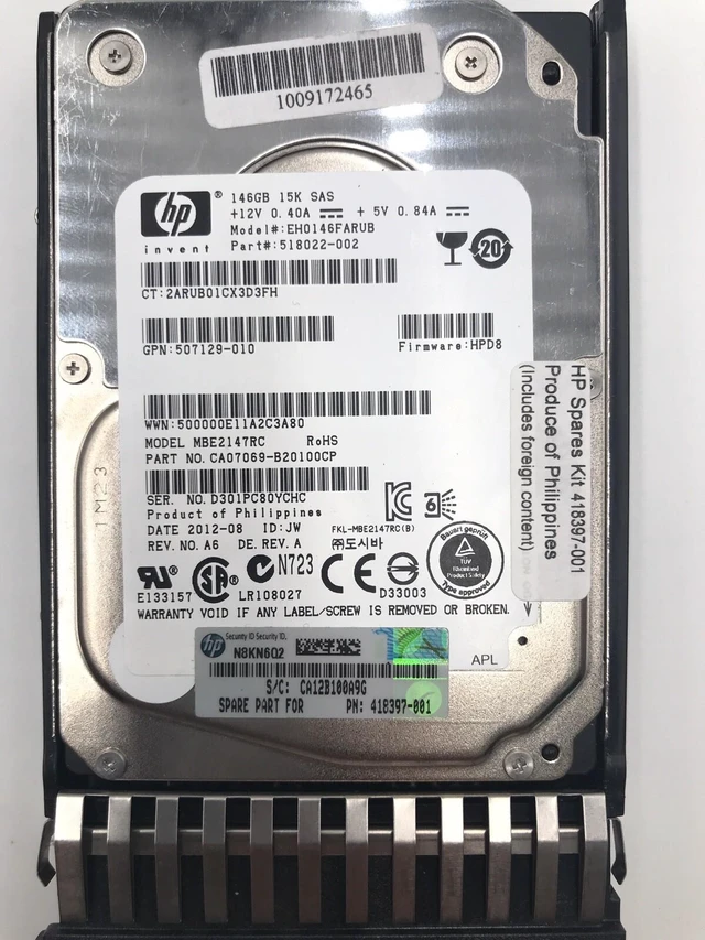 Alt view image 4 of 7 - (NOT FOR HOME PC!) 418369-B21 418397-001 HPE 36GB 15K HOT PLUG SAS 2.5 2-Port 431933-B21 432322-001