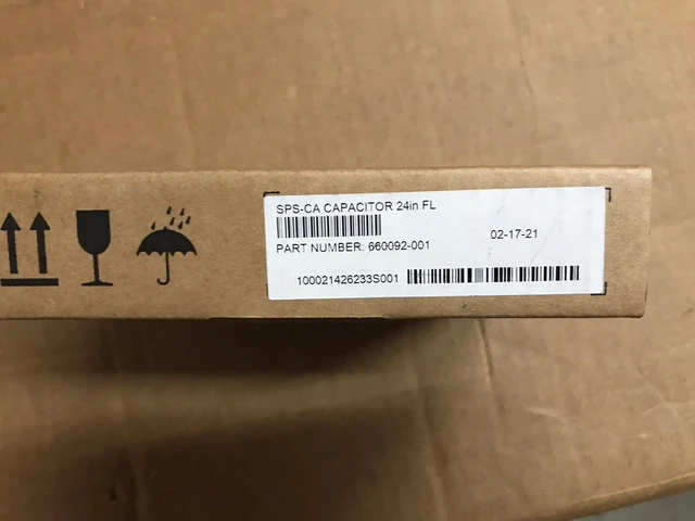 Alt view image 3 of 7 - DATE CODES 660092-001 HP FBWC Capacitor Pack 24" Cable 654873-002 2021 DATE