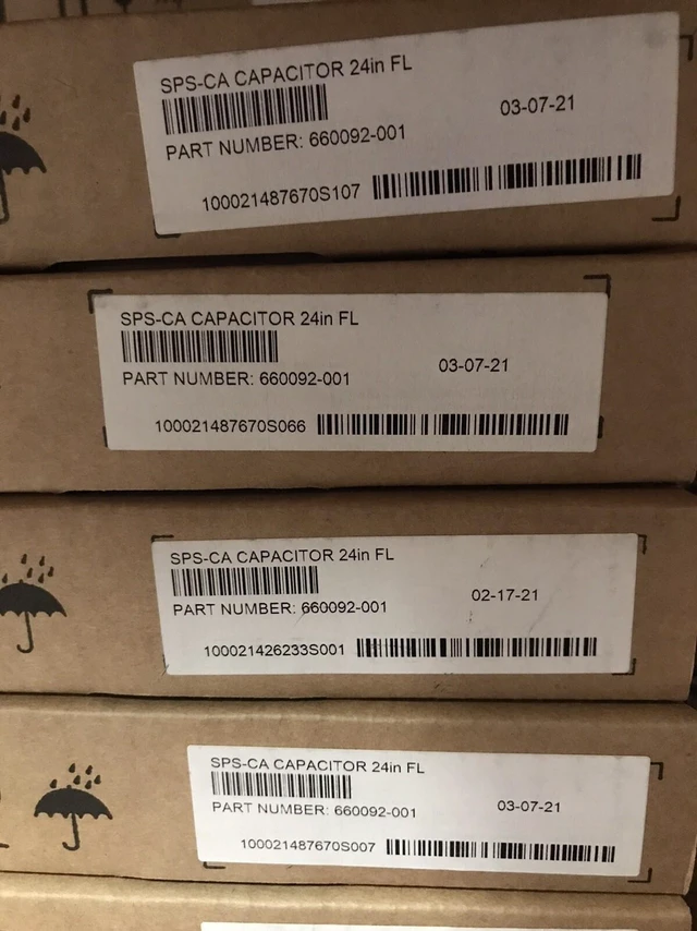 Alt view image 4 of 7 - DATE CODES 660092-001 HP FBWC Capacitor Pack 24" Cable 654873-002 2021 DATE