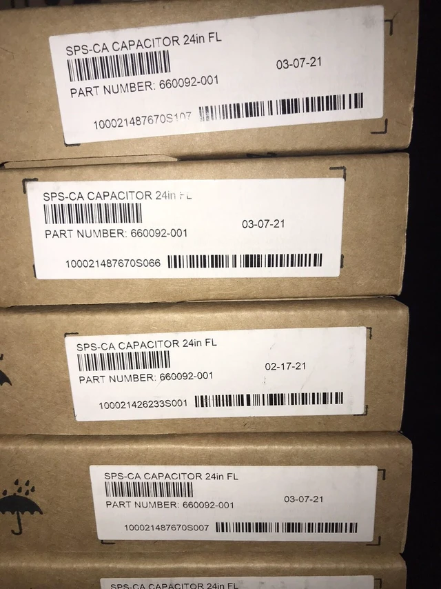 Alt view image 5 of 7 - DATE CODES 660092-001 HP FBWC Capacitor Pack 24" Cable 654873-002 2021 DATE