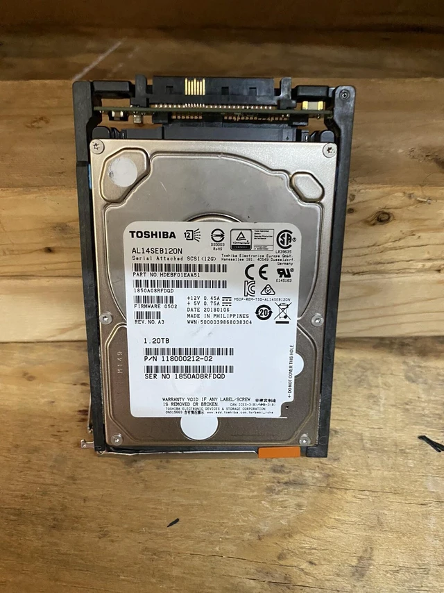 Alt view image 3 of 3 - (NOT FOR HOME PC!) EMC 2.5'' SAS 1.2TB HDD 005-052164 005052164