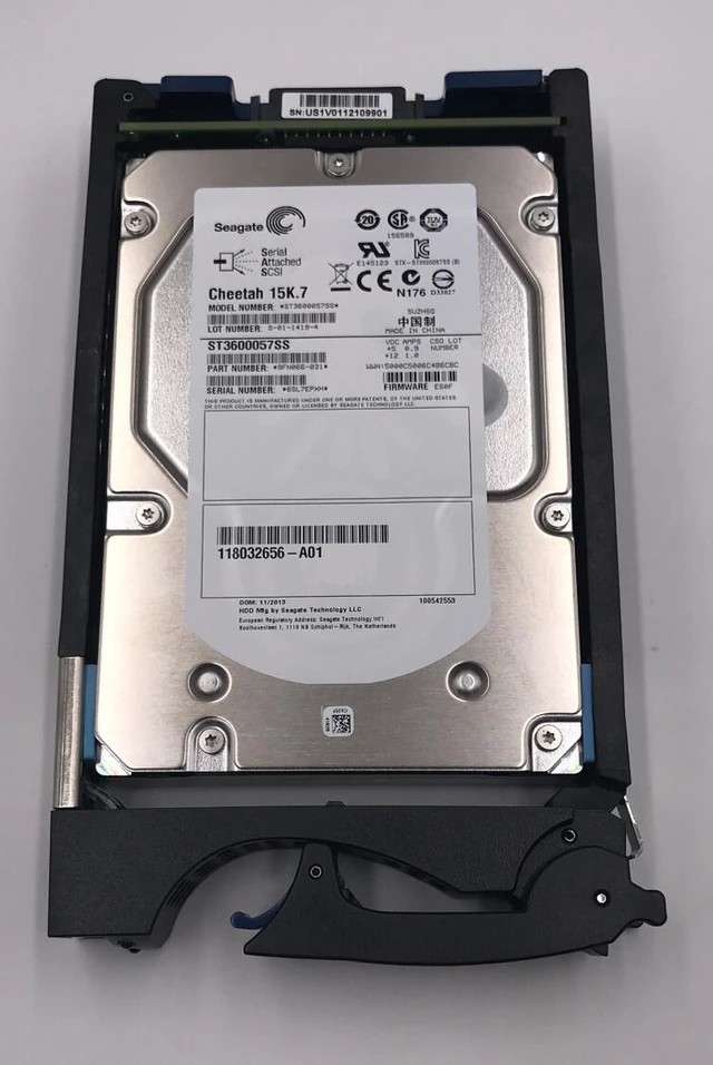 Alt view image 6 of 7 - (NOT FOR HOME PC!) EMC 005049675 9FN066-031 HDD EMC 600GB 15K 3.5in 6G SAS HDD for VNX V3-VS15-600