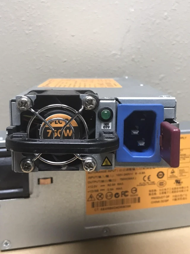 Main image of LOT of 2 HP 750W CS PLATINUM POWER SUPPLY (2 Power supplies)