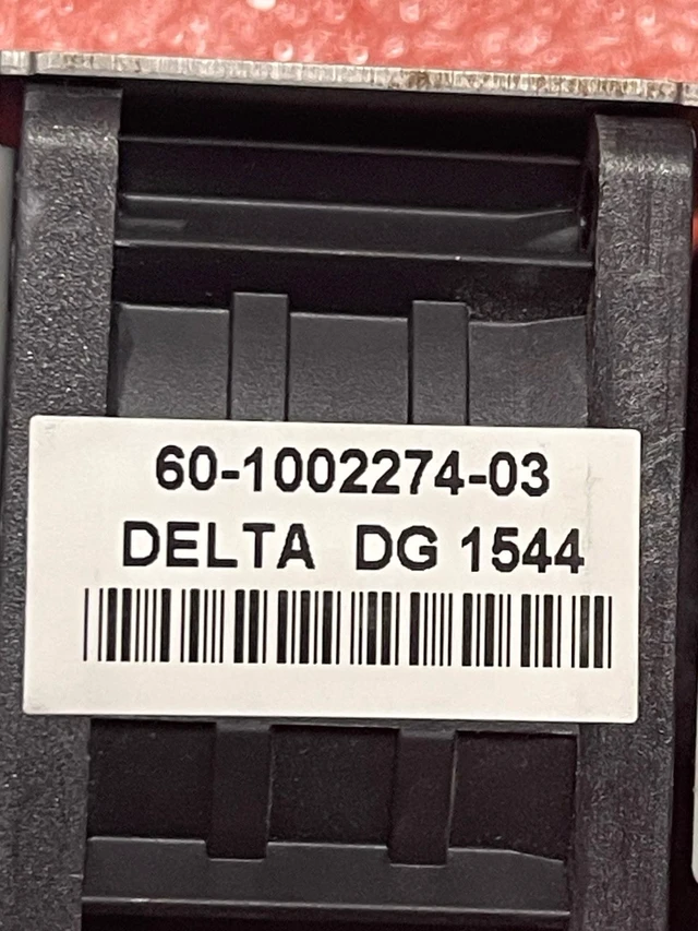 Alt view image 4 of 4 - Brocade Ruckus RPS16-E ICX 7450 6610 POE 1000W Power Supply 23-0000142-02 & Fan
