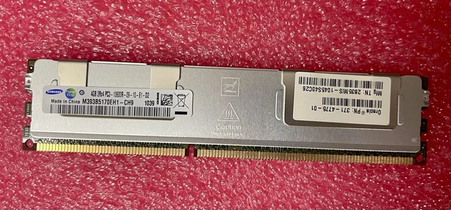 Main image of (NOT FOR HOME PC!) 371-4775-01 Sun 4GB PC3-8500 DDR3-1066MHz ECC Registered DIMM Dual Rank Memory