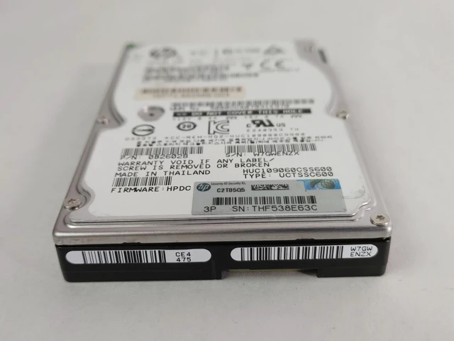 Alt view image 5 of 7 - (NOT FOR HOME PC!) Lot of 5 Hitachi HP HUC109060CSS600 600 GB SAS 2 2.5 in Enterprise Drive