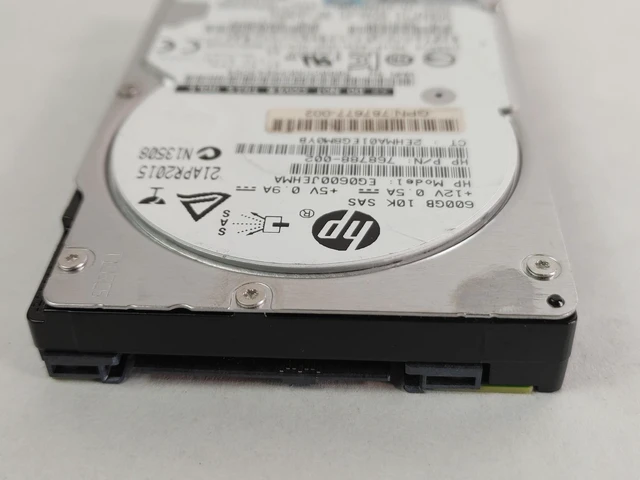 Alt view image 4 of 7 - (NOT FOR HOME PC!) Lot of 2 Hitachi HP HUC101860CSS204 600 GB SAS 3 2.5 in Enterprise Drive