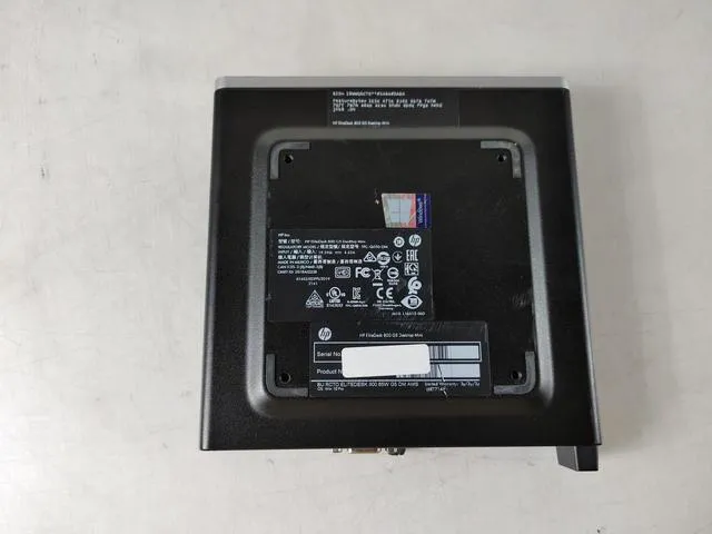 Alt view image 6 of 7 - HP EliteDesk 800 G5 DM Intel Core i5-9600 3.10 GHz 8 GB DDR4 Desktop No HDD