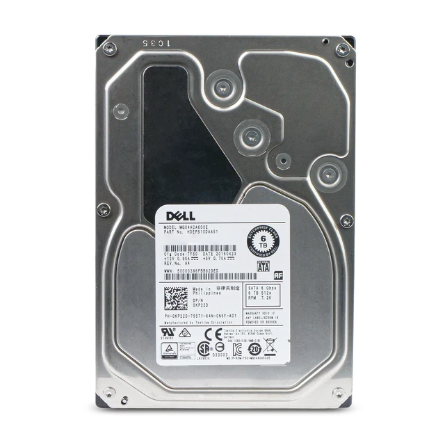 Alt view image 2 of 7 - Dell/Toshiba MG04ACA 6TB MG04ACA600E 7.2K RPM SATA 6Gb/s 512e 3.5" HDD