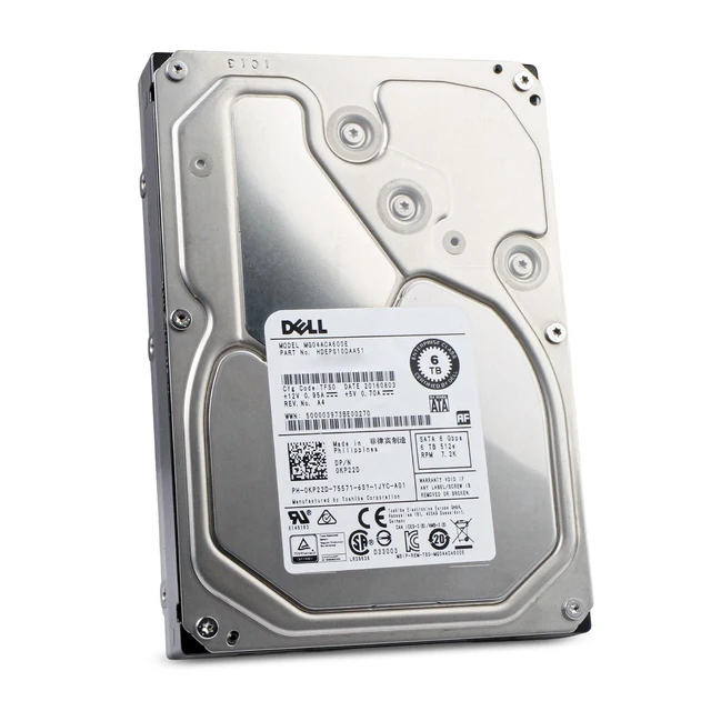 Alt view image 4 of 7 - Dell/Toshiba MG04ACA 6TB MG04ACA600E 7.2K RPM SATA 6Gb/s 512e 3.5" HDD
