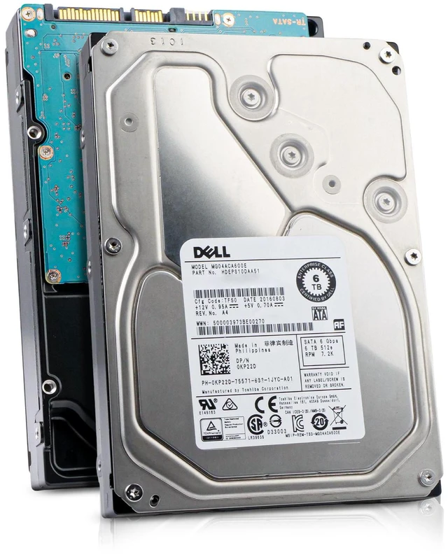 Main image of Dell/Toshiba MG04ACA 6TB MG04ACA600E 7.2K RPM SATA 6Gb/s 512e 3.5" HDD