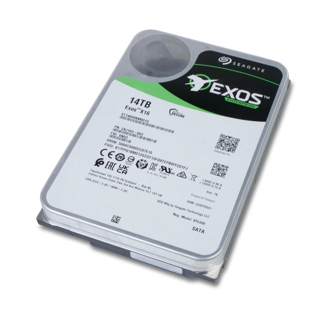 Alt view image 6 of 7 - Seagate Exos X16 14TB ST14000NM001G 7.2K RPM SATA 6Gb/s 512e 3.5" Enterprise HDD