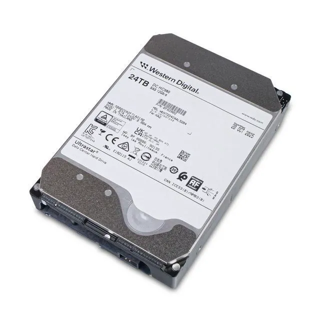 Alt view image 7 of 7 - (NOT FOR HOME PC!) WD DC HC580 24TB WUH722424AL5204 0F62802 7.2K RPM SAS 12Gb/s 512e 3.5" HDD