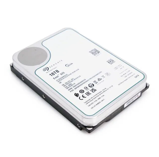 Alt view image 5 of 5 - Seagate Exos X20 18TB ST18000NM003D 7.2K RPM SATA 6Gb/s 3.5" Enterprise HDD