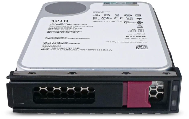 Alt view image 7 of 7 - HP Generation 11 12TB MB012000GYCJL P44757-001 7.2K RPM SATA 6Gb/s 512e 3.5" HDD