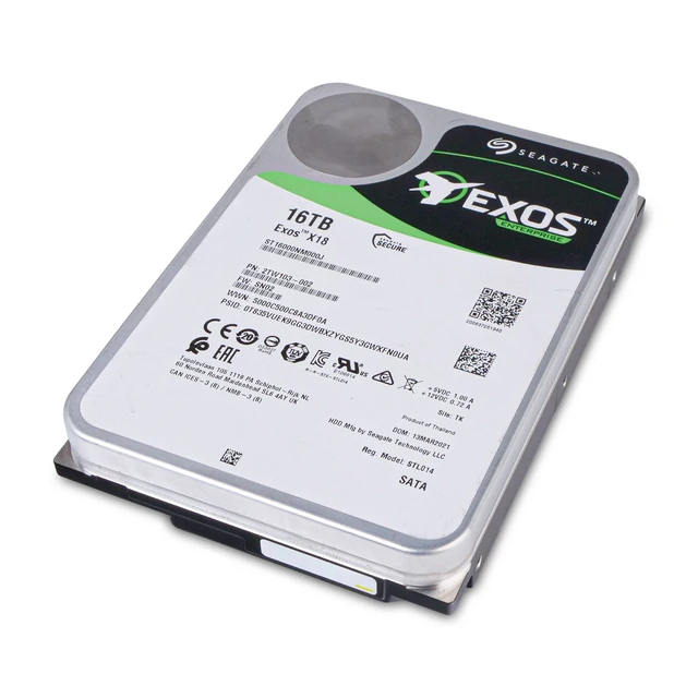 Alt view image 6 of 7 - Seagate Exos X18 16TB ST16000NM000J 7.2K RPM SATA 6Gb/s 512e 3.5" Enterprise HDD