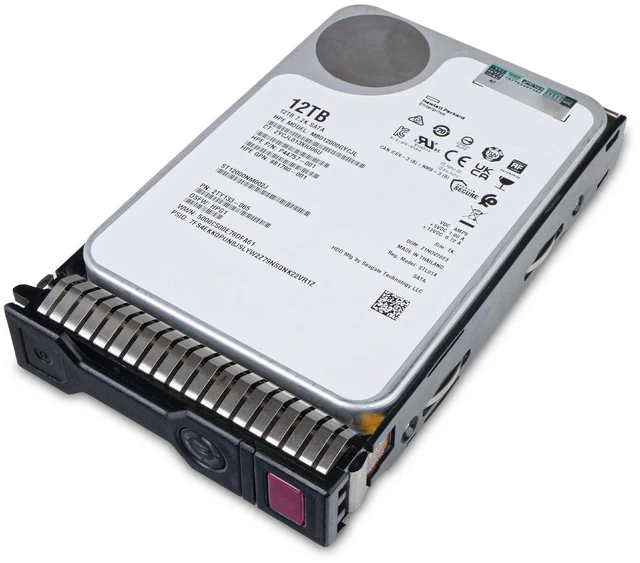 Alt view image 6 of 7 - HP Generation 8 12TB MB012000GYCJL P44757-001 7.2K RPM SATA 6Gb/s 512e 3.5" HDD