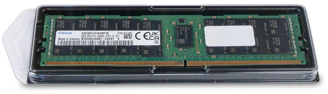 Alt view image 7 of 7 - Samsung 64GB DDR4 3200MHz M393A8G40AB2-CWEBY 2Rx4 PC4-3200AA RDIMM Server RAM
