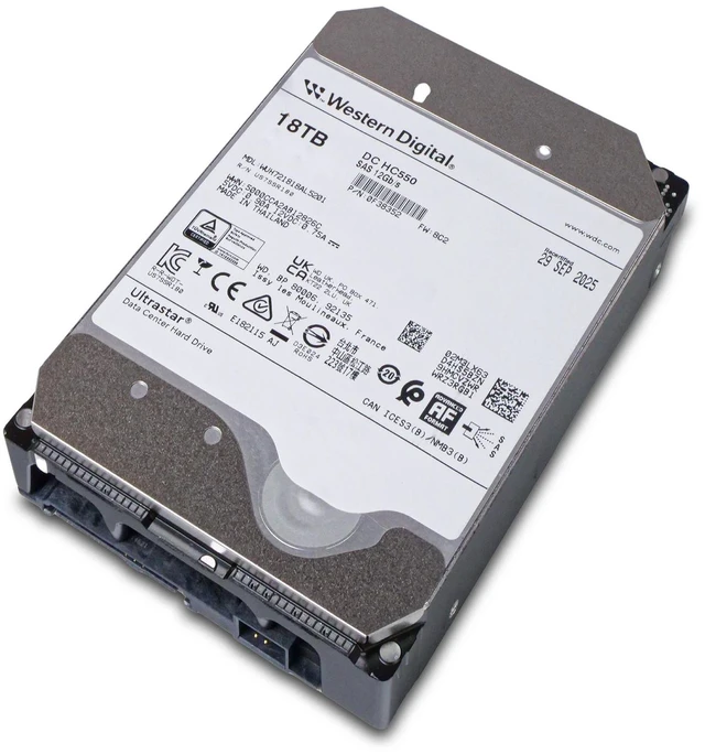 Alt view image 7 of 7 - (NOT FOR HOME PC!) WD Ultrastar DC HC550 18TB WUH721818AL5201 0F38352 SAS 12Gb/s 3.5in HDD