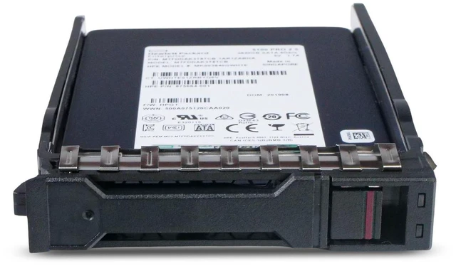 Alt view image 6 of 7 - HP Generation 11 3.84TB MK003840GWHTE 2.5 DWPD SATA 2.5" Enterprise SSD