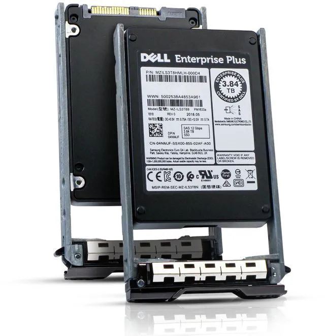 Main image of (NOT FOR HOME PC!) Dell 3.84TB SAS 12Gb/s 3D TLC 1 DWPD 2.5" Enterprise PowerEdge SSD 04NMJF G13