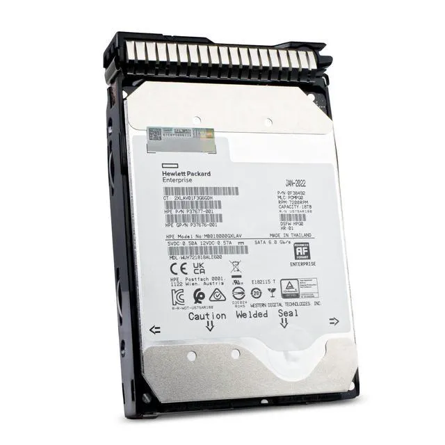 Alt view image 3 of 7 - HP Generation 8 18TB MB018000GXLAV P37677001 7.2K RPM SATA 6Gb/s 512e 3.5" HDD